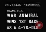 Image of War Admiral Miami Florida USA, 1938, second 6 stock footage video 65675069223