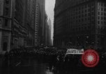 Image of demonstrators seek unemployment relief New York City USA, 1938, second 8 stock footage video 65675069225