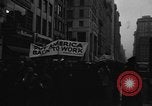 Image of demonstrators seek unemployment relief New York City USA, 1938, second 11 stock footage video 65675069225