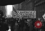 Image of demonstrators seek unemployment relief New York City USA, 1938, second 19 stock footage video 65675069225