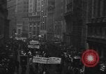 Image of demonstrators seek unemployment relief New York City USA, 1938, second 22 stock footage video 65675069225