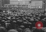 Image of demonstrators seek unemployment relief New York City USA, 1938, second 34 stock footage video 65675069225