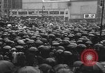 Image of demonstrators seek unemployment relief New York City USA, 1938, second 35 stock footage video 65675069225