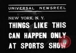 Image of Outdoorsman sports show New York United States USA, 1938, second 7 stock footage video 65675069226