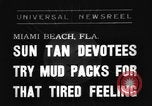 Image of Models and their mud packs Miami Beach Florida USA, 1938, second 1 stock footage video 65675069227