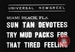 Image of Models and their mud packs Miami Beach Florida USA, 1938, second 3 stock footage video 65675069227