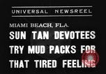 Image of Models and their mud packs Miami Beach Florida USA, 1938, second 4 stock footage video 65675069227