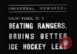 Image of National Ice Hockey League New York United States USA, 1938, second 4 stock footage video 65675069228