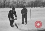 Image of ice harvest Montreal Quebec Canada, 1938, second 22 stock footage video 65675069229