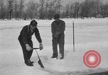 Image of ice harvest Montreal Quebec Canada, 1938, second 23 stock footage video 65675069229