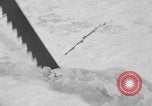 Image of ice harvest Montreal Quebec Canada, 1938, second 25 stock footage video 65675069229