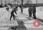 Image of ice harvest Montreal Quebec Canada, 1938, second 33 stock footage video 65675069229