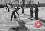 Image of ice harvest Montreal Quebec Canada, 1938, second 34 stock footage video 65675069229