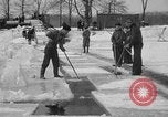 Image of ice harvest Montreal Quebec Canada, 1938, second 35 stock footage video 65675069229