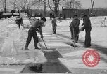 Image of ice harvest Montreal Quebec Canada, 1938, second 36 stock footage video 65675069229
