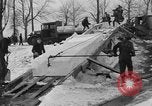 Image of ice harvest Montreal Quebec Canada, 1938, second 39 stock footage video 65675069229