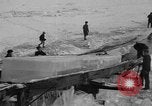 Image of ice harvest Montreal Quebec Canada, 1938, second 43 stock footage video 65675069229