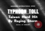 Standbild Typhoon Gloria Taiwan, 1963, aus Sekunde 4 historischem Filmmaterial Videoclip 65675069242