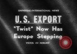 Image of Dance called The Twist Europe, 1961, second 1 stock footage video 65675069258