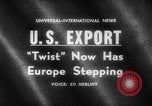 Image of Dance called The Twist Europe, 1961, second 4 stock footage video 65675069258