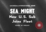 Image of USS Thomas A Edison launched United States USA, 1961, second 3 stock footage video 65675069261