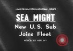 Image of USS Thomas A Edison launched United States USA, 1961, second 5 stock footage video 65675069261
