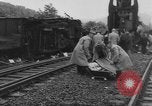 Image of collision of two trains Germany, 1961, second 34 stock footage video 65675069264