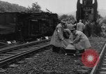 Image of collision of two trains Germany, 1961, second 38 stock footage video 65675069264
