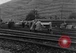 Image of collision of two trains Germany, 1961, second 39 stock footage video 65675069264