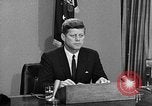 Image of John Kennedy on integration and civil rights Washington DC USA, 1963, second 19 stock footage video 65675069273