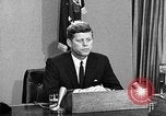 Image of John Kennedy on integration and civil rights Washington DC USA, 1963, second 34 stock footage video 65675069273