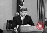 Image of John Kennedy on integration and civil rights Washington DC USA, 1963, second 39 stock footage video 65675069273