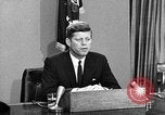 Image of John Kennedy on integration and civil rights Washington DC USA, 1963, second 42 stock footage video 65675069273