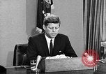 Image of John Kennedy on integration and civil rights Washington DC USA, 1963, second 43 stock footage video 65675069273