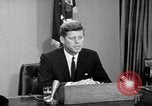 Image of John Kennedy speaks about racial discrimination Washington DC USA, 1963, second 36 stock footage video 65675069275