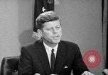 Image of John Kennedy advocating for racial equality Washington DC USA, 1963, second 40 stock footage video 65675069276