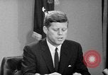 Image of John Kennedy advocating for racial equality Washington DC USA, 1963, second 49 stock footage video 65675069276