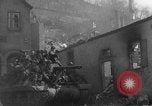 Image of U.S. forces pass through wrecked town near end of World War II Gemunden Germany, 1945, second 23 stock footage video 65675069289