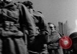 Image of U.S. forces pass through wrecked town near end of World War II Gemunden Germany, 1945, second 28 stock footage video 65675069289