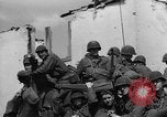 Image of U.S. forces pass through wrecked town near end of World War II Gemunden Germany, 1945, second 45 stock footage video 65675069289