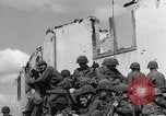 Image of U.S. forces pass through wrecked town near end of World War II Gemunden Germany, 1945, second 48 stock footage video 65675069289