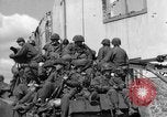 Image of U.S. forces pass through wrecked town near end of World War II Gemunden Germany, 1945, second 50 stock footage video 65675069289