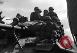 Image of U.S. forces pass through wrecked town near end of World War II Gemunden Germany, 1945, second 61 stock footage video 65675069289