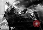 Image of Brockway B666 Treadway Bridge Transporter burning Heilbronn Germany, 1945, second 13 stock footage video 65675069291