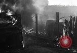 Image of Brockway B666 Treadway Bridge Transporter burning Heilbronn Germany, 1945, second 23 stock footage video 65675069291