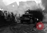 Image of Brockway B666 Treadway Bridge Transporter burning Heilbronn Germany, 1945, second 27 stock footage video 65675069291