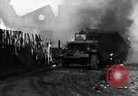 Image of Brockway B666 Treadway Bridge Transporter burning Heilbronn Germany, 1945, second 34 stock footage video 65675069291