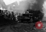 Image of Brockway B666 Treadway Bridge Transporter burning Heilbronn Germany, 1945, second 35 stock footage video 65675069291