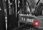 Image of Brockway B666 Treadway Bridge Transporter burning Heilbronn Germany, 1945, second 40 stock footage video 65675069291