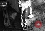 Image of Brockway B666 Treadway Bridge Transporter burning Heilbronn Germany, 1945, second 49 stock footage video 65675069291